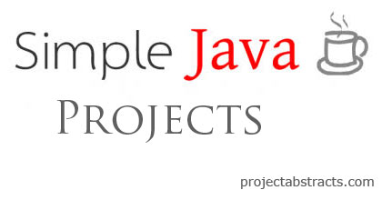 simple java project with source code